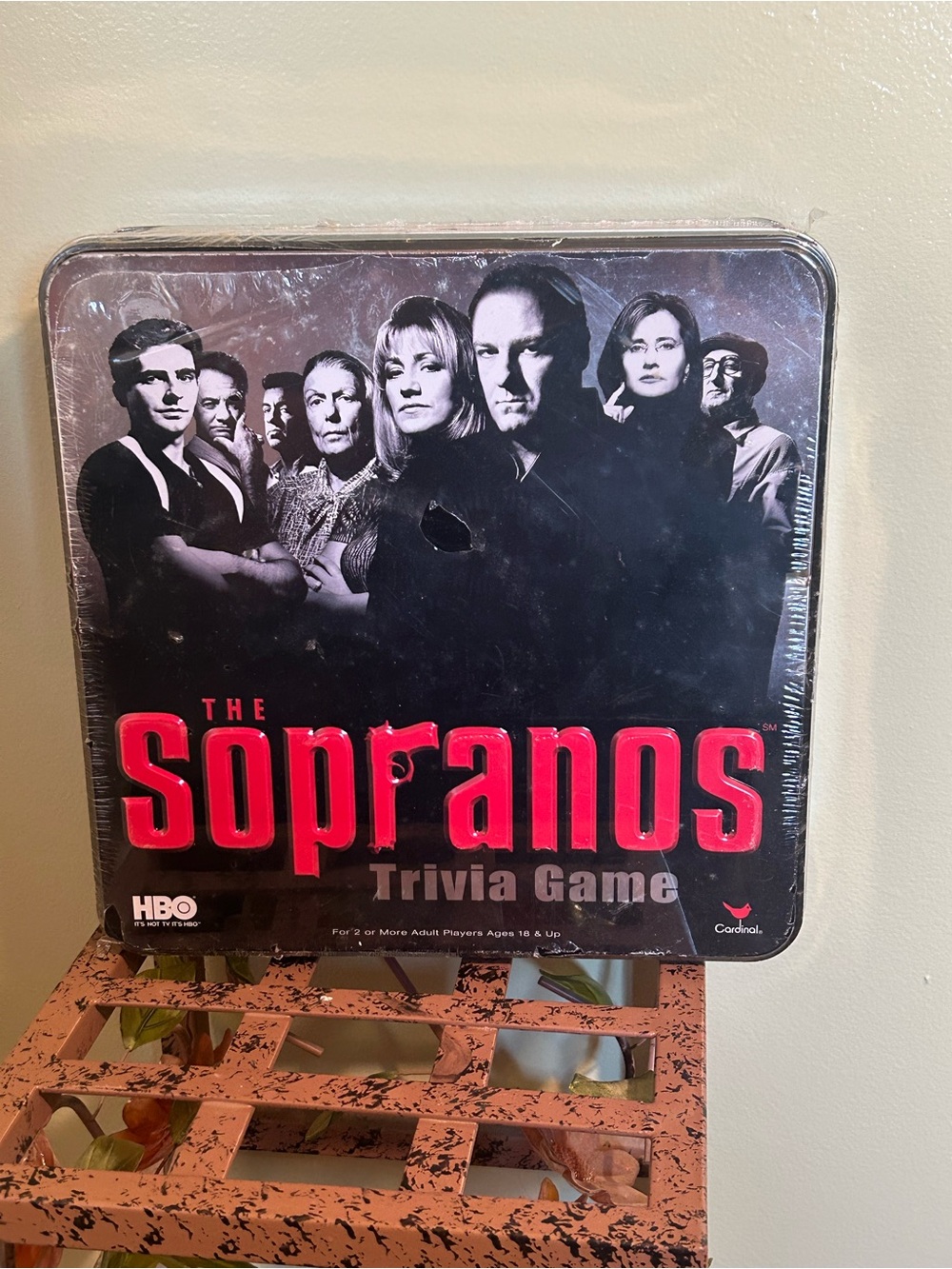 The Sopranos HBO Trivia Board Game Collectors Metal Tin Box NEW